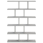 Falpolc Betonszürke 70 x 17 x 101 cm Szerelt Fa 2