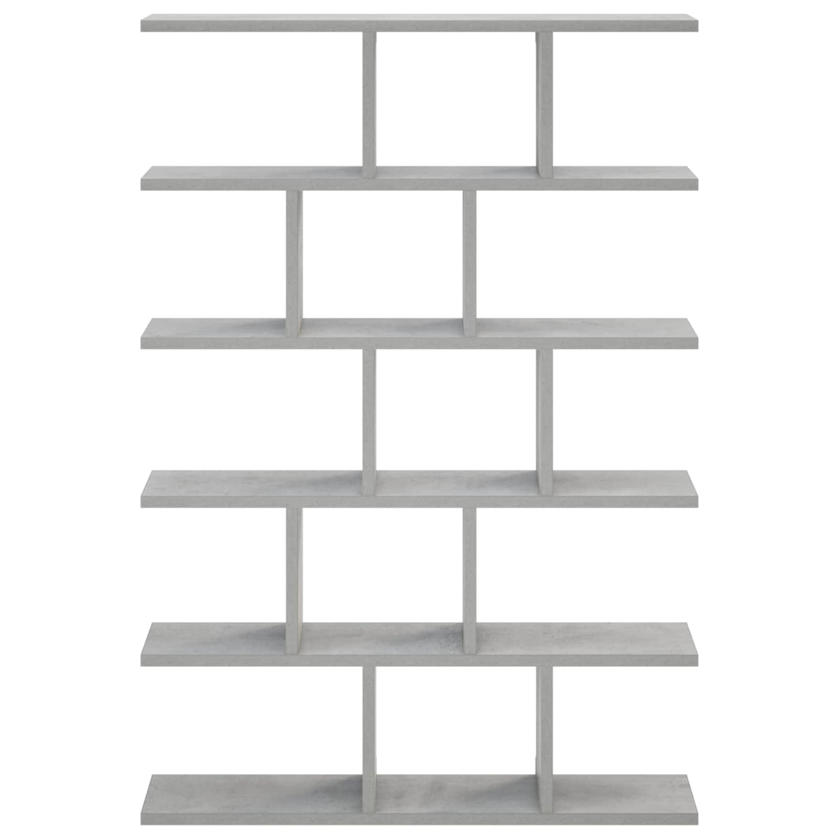 Falpolc Betonszürke 70 x 17 x 101 cm Szerelt Fa 2