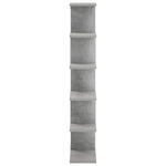 Falpolc Betonszürke 70 x 17 x 101 cm Szerelt Fa 3