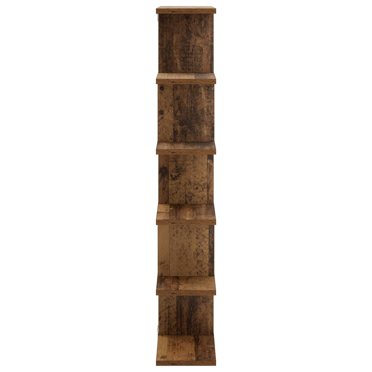 Falpolc Tölgyfa 70 x 17 x 101 cm Szerelt Fa 3
