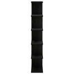 Falpolc Fekete Tölgy 70 x 17 x 101 cm Szerelt Fa 3