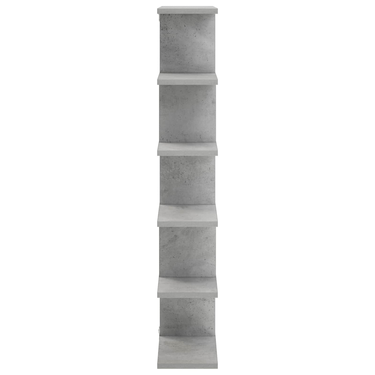 Falpolc Betonszürke 70 x 17 x 101 cm Szerelt Fa 3