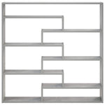 Falpolc Betonszürke 103 x 17 x 102 cm Szerelt Fa 3