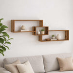 Falpolc Antik Fa 158 x 17 x 53 cm Szerelt Fa