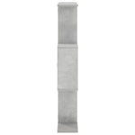 Falpolc Betonszürke 72 x 17 x 105 cm Szerelt Fa 3