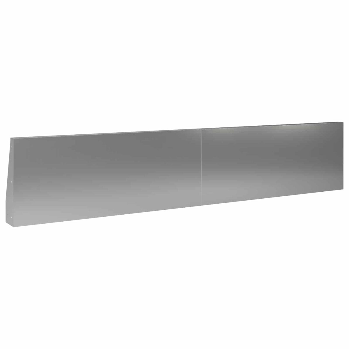 Támfal 2 db 100 x 12 x 40 cm Horganyzott Acél Ezüst 5