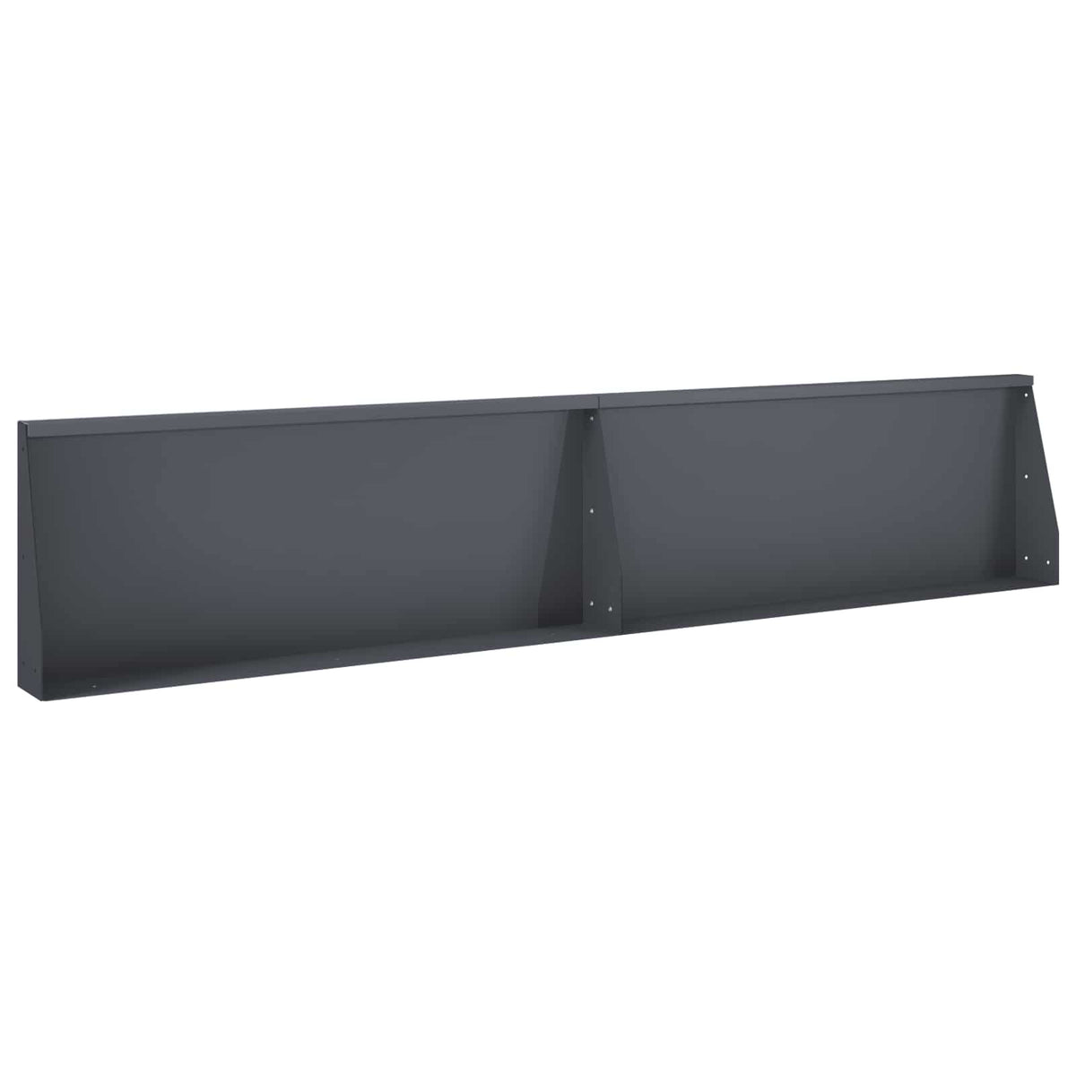 Támfal 2 db 100 x 12 x 50 cm Acél Antracitszürke