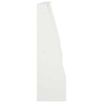 Támfal 2 db 40 x 12 x 30 cm Acél Fehér 4