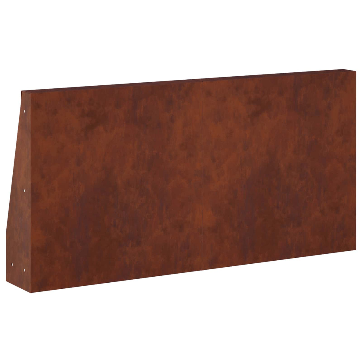 Támfal 2 db 40 x 12 x 50 cm Időjárásálló Acél Rozsdás 6
