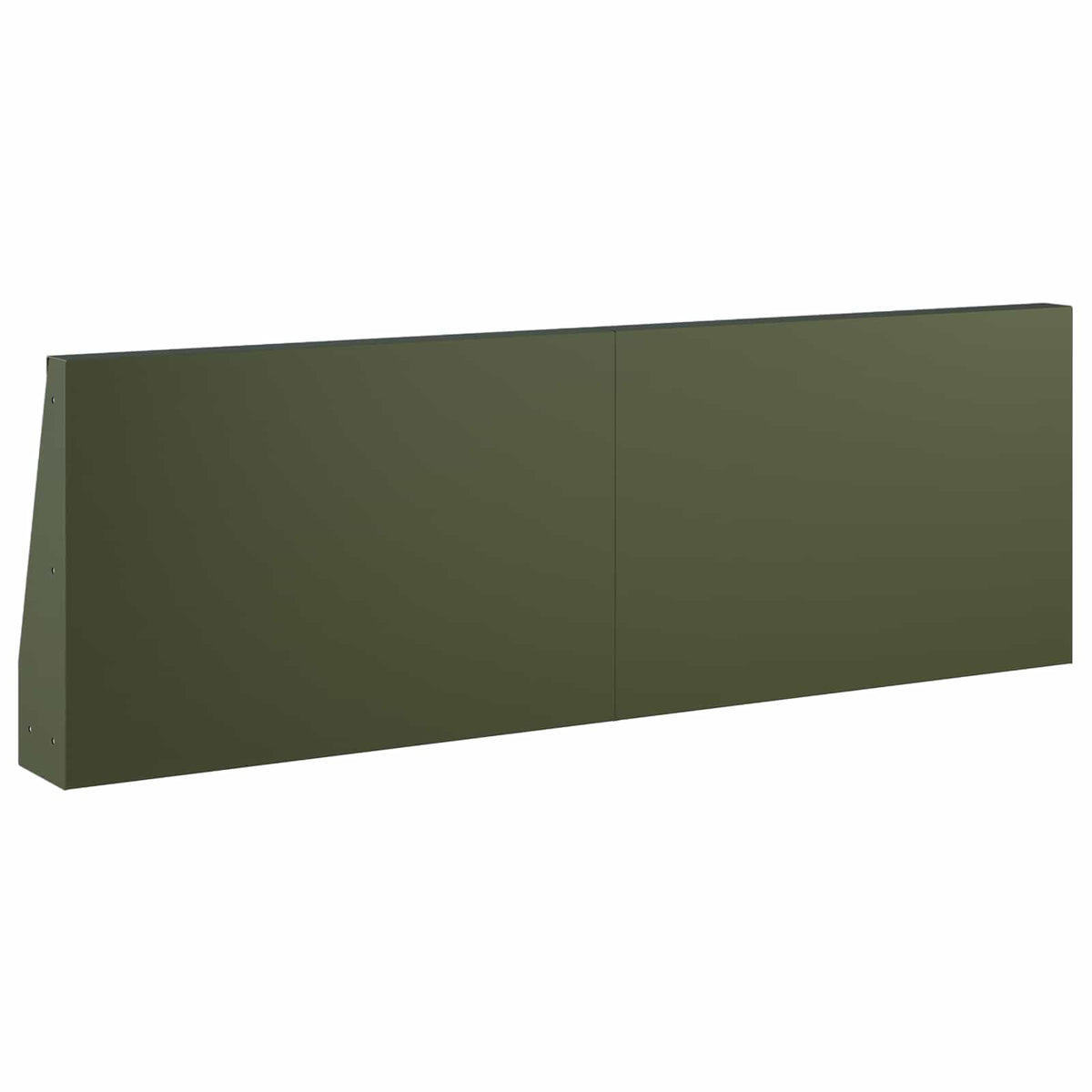 Támfal 2 db 60 x 12 x 40 cm Acél Olajzöld 5