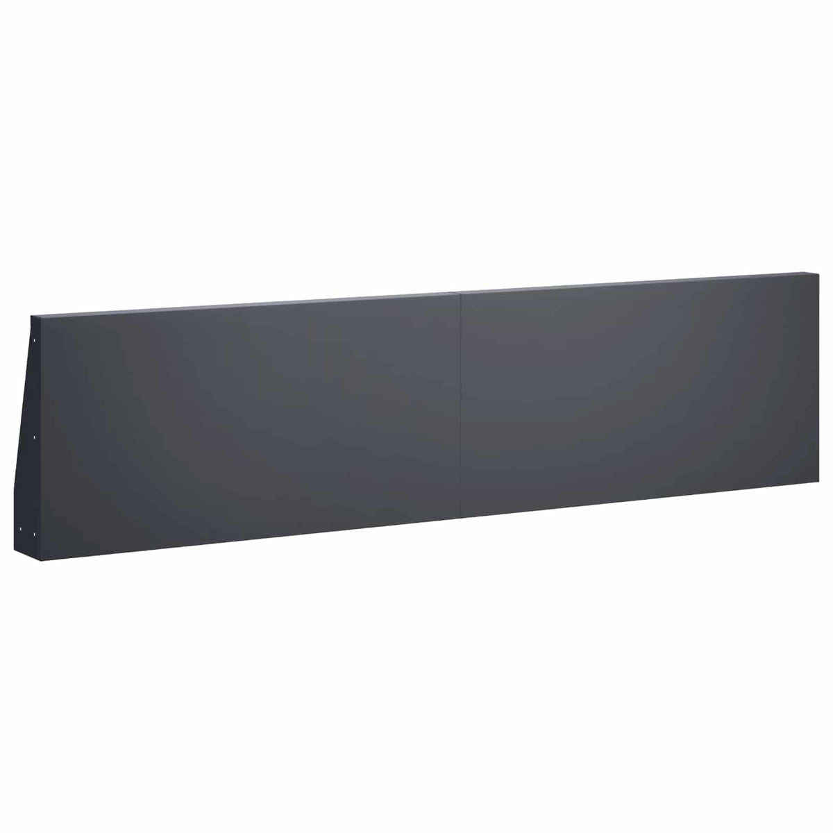 Támfal 2 db 80 x 12 x 30 cm Acél Antracitszürke 5