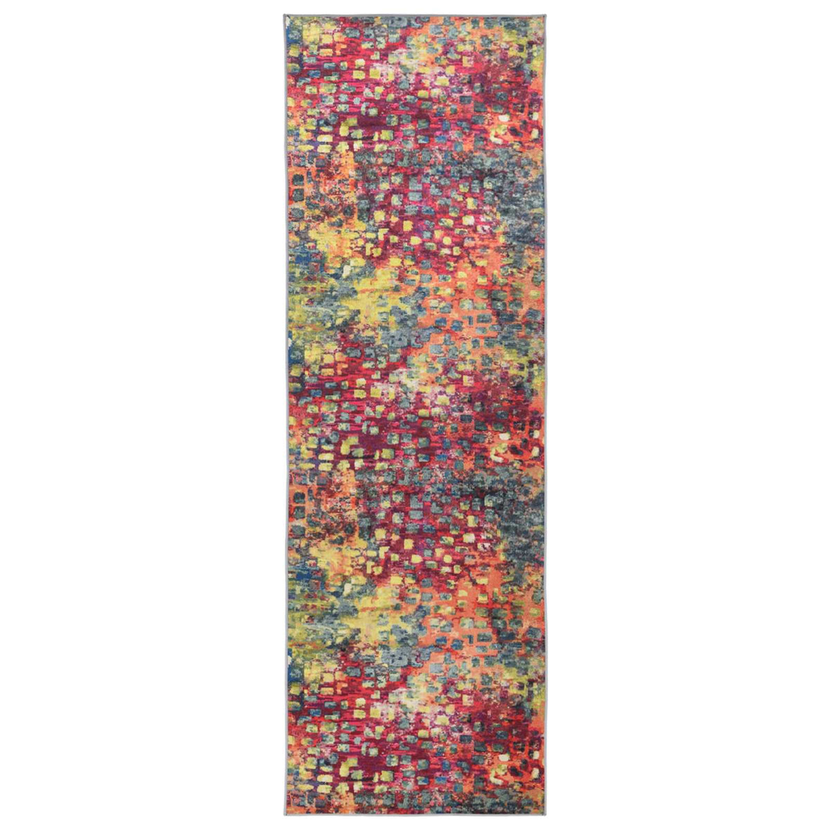 Szőnyeg futó LESAKA színes 50 x 200 cm Gyémánt bársony 2