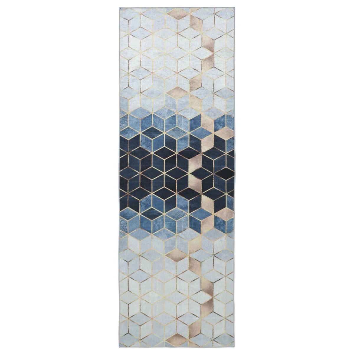 Szőnyeg futó LESAKA Ezüst 50 x 350 cm Gyémánt bársony 2