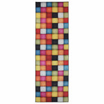Szőnyeg futó LESAKA színes 50 x 400 cm Gyémánt bársony 2