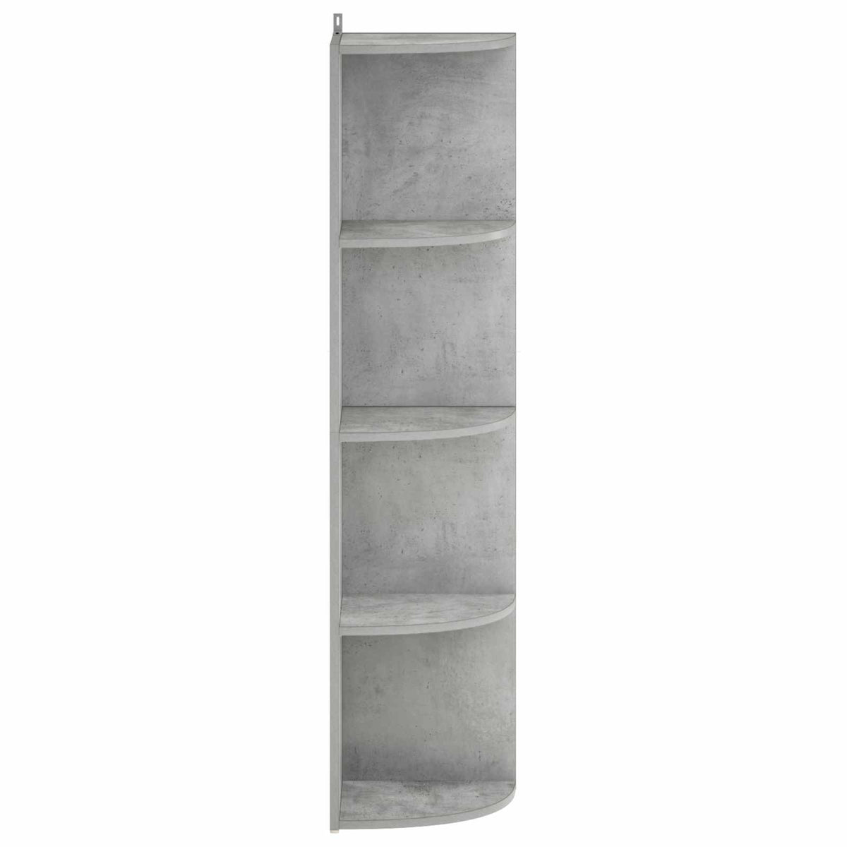 Sarokpolc 4 szintes 31,5 x 31 x 130 cm Szerelt Fa Betonszürke 3