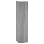 Sarokpolc 4 szintes 31,5 x 31 x 130 cm Szerelt Fa Szürke Sonoma 4