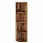 Sarokpolc 4 szintes 31,5 x 31 x 130 cm Szerelt Fa Antik Fa 2