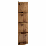 Sarokpolc 4 szintes 31,5 x 31 x 130 cm Szerelt Fa Antik Fa 3