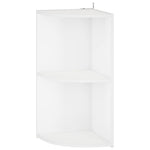 Sarokpolc 2 szintes 31,5 x 31 x 66 cm Szerelt Fa Fehér 2