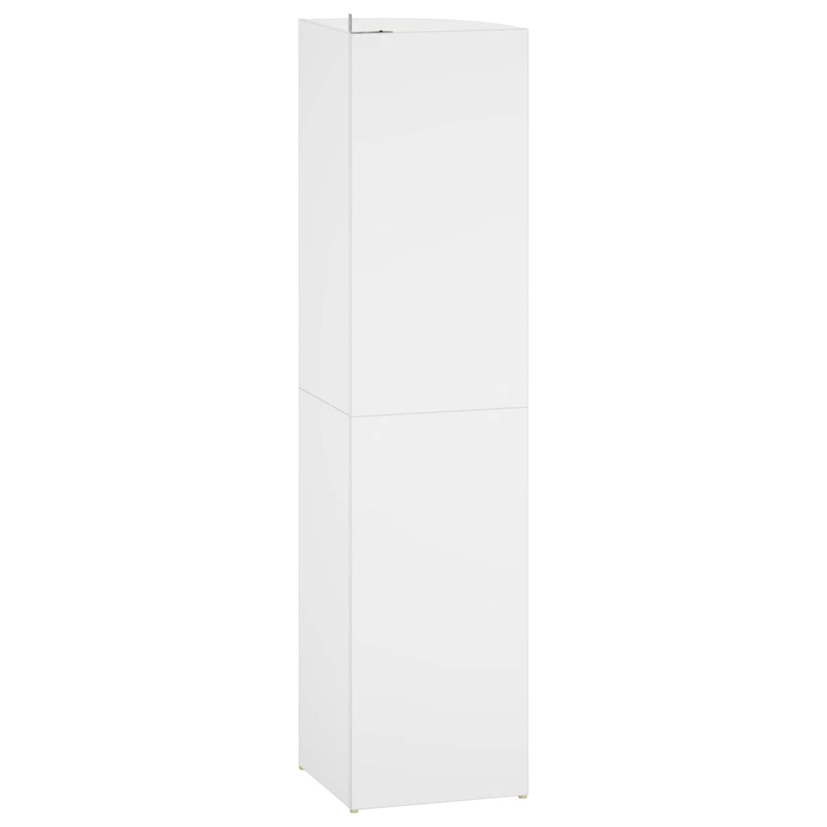 Sarokpolc 4 szintes 41,5 x 41,5 x 143 cm Szerelt Fa Fehér 4