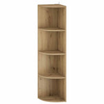 Sarokpolc 4 szintes 41,5 x 41,5 x 143 cm Szerelt Fa 2