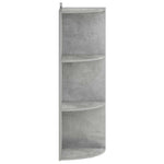 Sarokpolc 3 szintes 41,5 x 41,5 x 107,5 cm Szerelt Fa 3