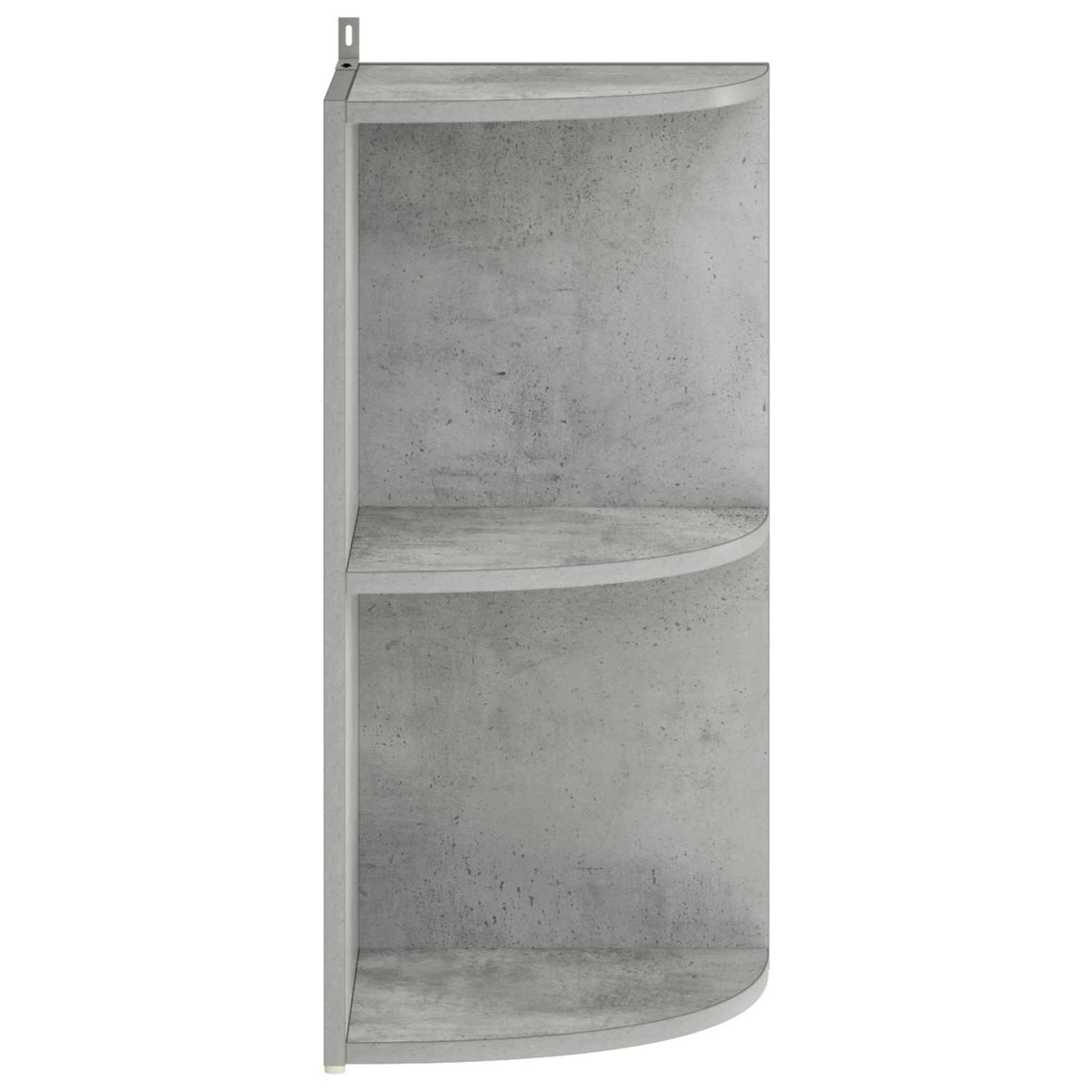 Sarokpolc 2 szintes 41,5 x 41,5 x 72 cm Szerelt Fa Betonszürke 3