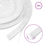 Öntapadó kefés ajtószigetelő 25 m PP Fehér 8