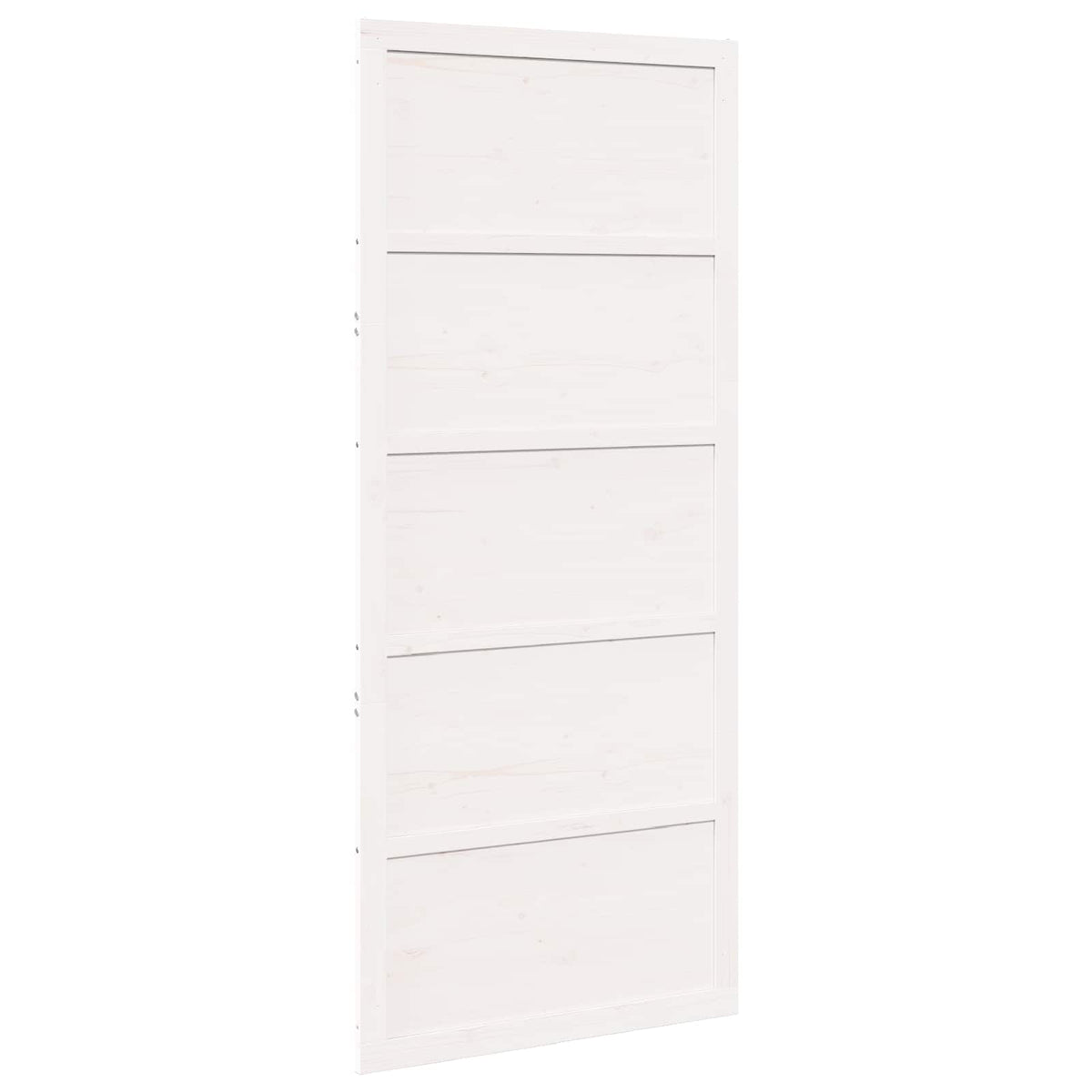 Istállóajtó Fehér 80 x 2,5 x 208 cm Tömör Fenyőfa 6