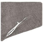 Párna 2 db HEERLEN Sötétszürke 35 x 35 cm Chenille Szövet 4