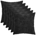 Párna 6 db HEERLEN Antracitszürke 40 x 40 cm Chenille Szövet 2