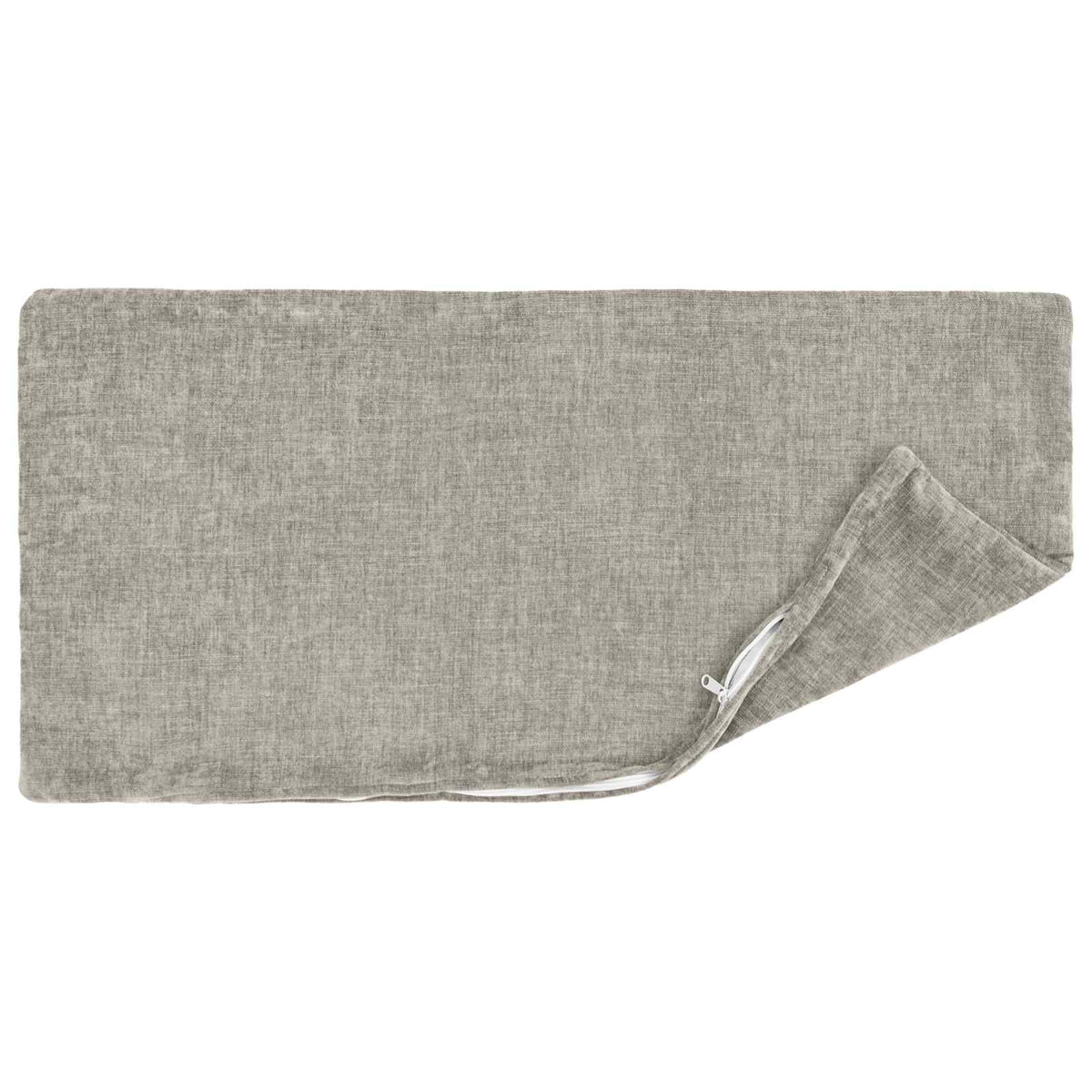 Párna 6 db HEERLEN Világosszürke 40 x 80 cm Chenille Szövet 4