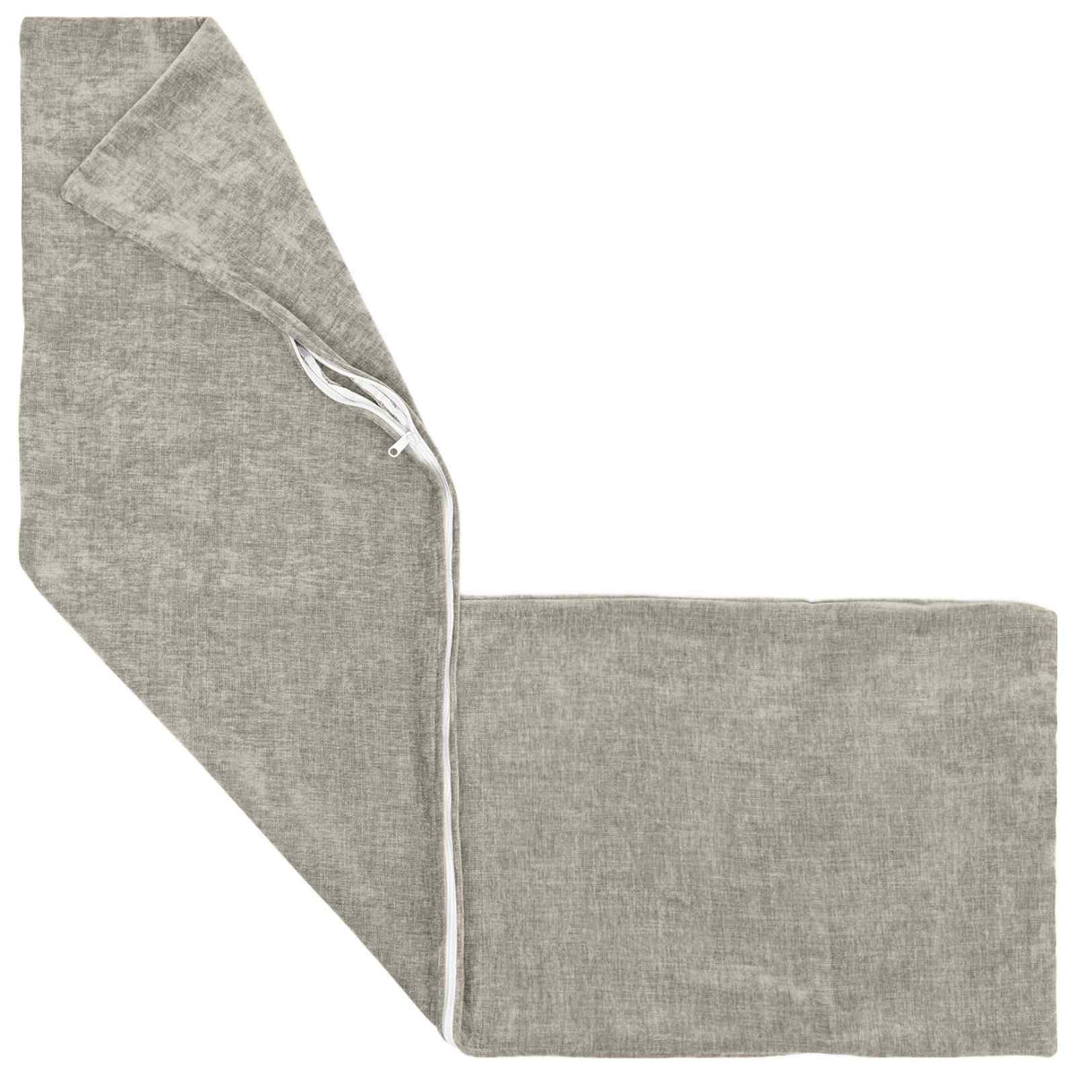 Párna 2 db HEERLEN Világosszürke 40 x 145 cm Chenille Szövet 5