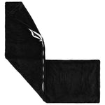 Takaró Párna 2 db HEERLEN Fekete 40 x 145 cm Flanell 4