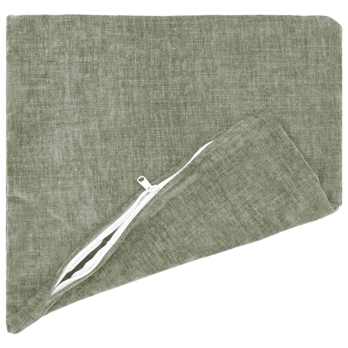 Párna 12 db HEERLEN Zöld 45 x 45 cm Chenille Szövet 4