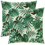 Takaró Párna 2 db HEERLEN Levélminta 70 x 70 cm Poliészter 2
