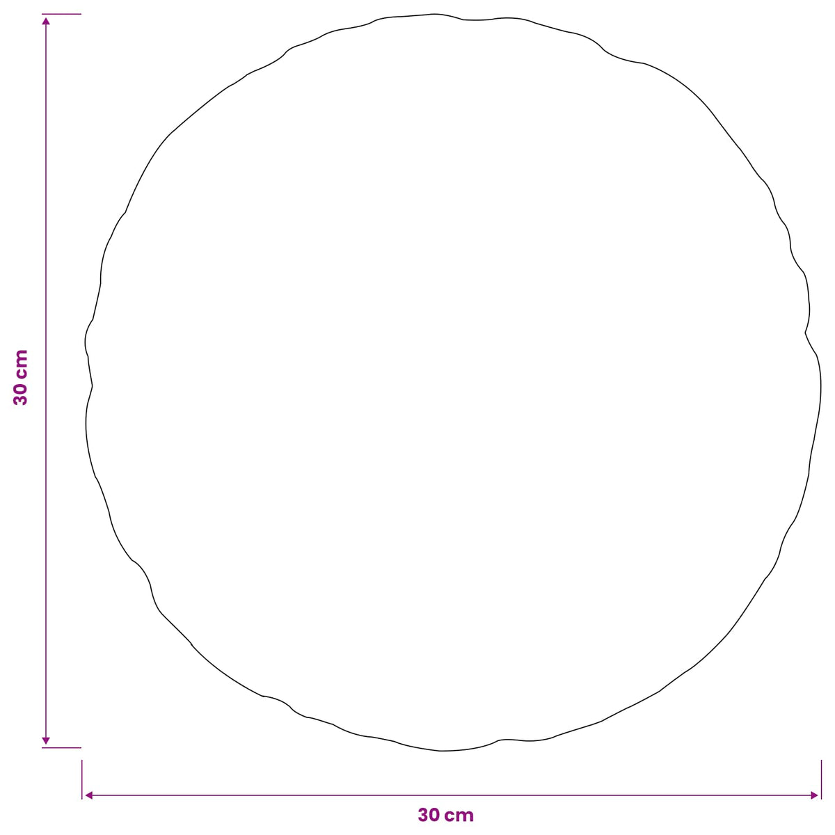 Párna 2 db HEERLEN Türkiz Ø 30 cm Poliészter 15