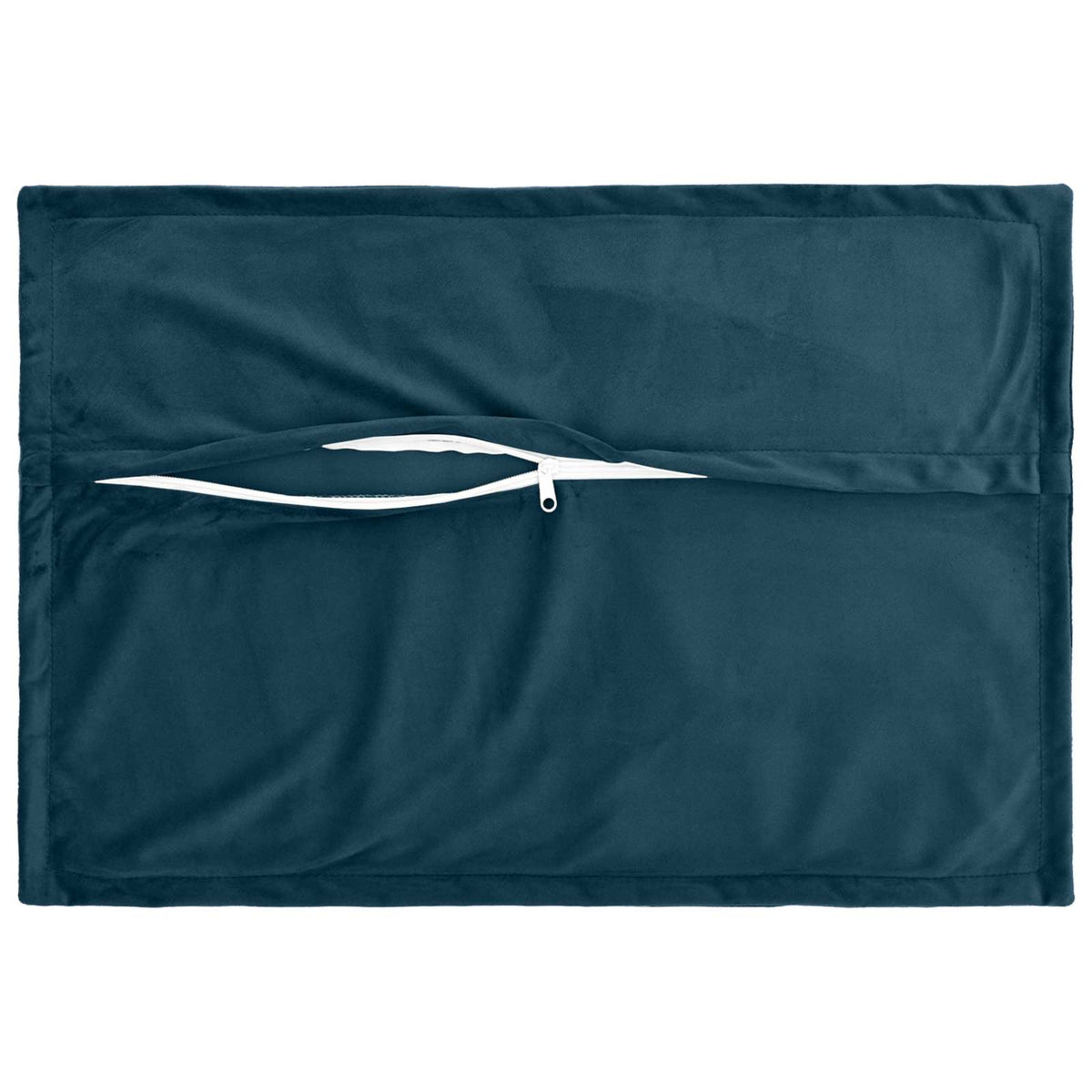 Párna párnával HOUTEN 2 db Kék Bársony 4