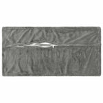 Takaró Párna 2 db HOUTEN Sötétszürke 40 x 80 cm Flanell 4