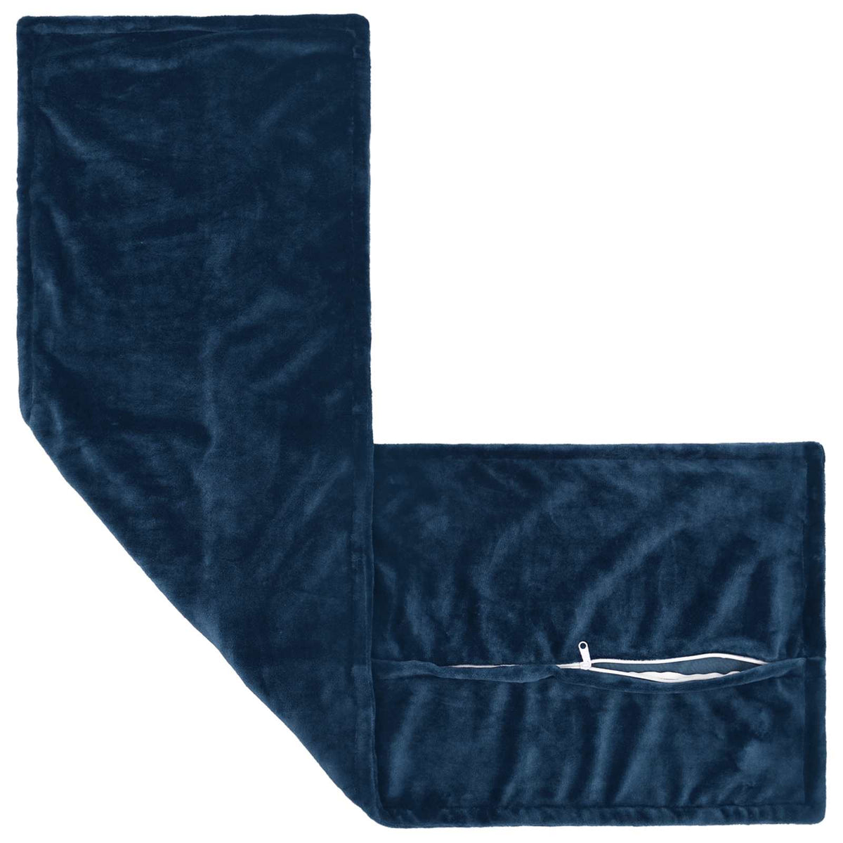 Takaró Párna HOUTEN Sötétkék 40 x 145 cm Flanell 4