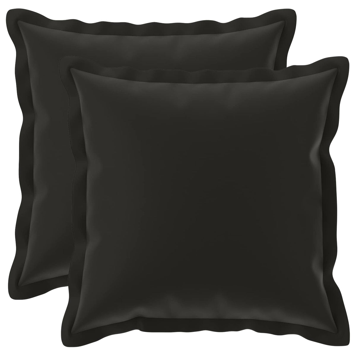 Párna párnával HOUTEN 2 db Fekete Poliészter 2