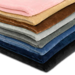 Takaró Párna 6 db HOUTEN Fekete 45 x 45 cm Flanell 6