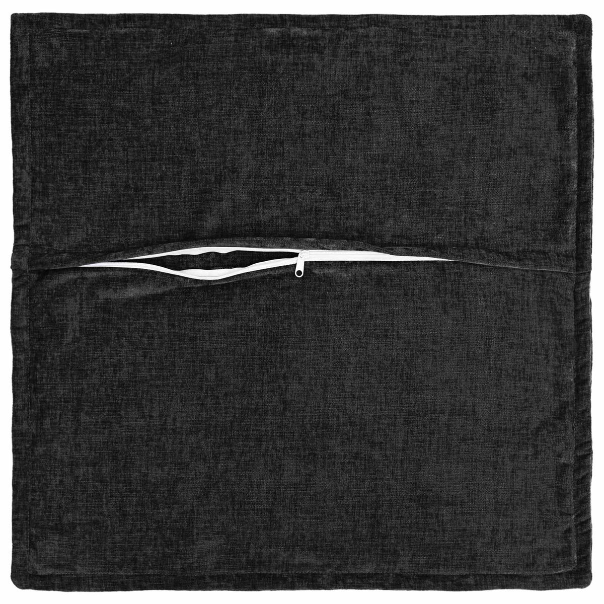Párna 2 db HOUTEN Antracitszürke 50 x 50 cm Chenille Szövet 4