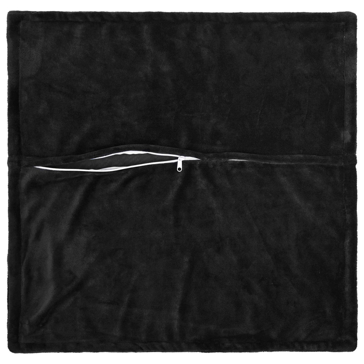 Takaró Párna 12 db HOUTEN Fekete 50 x 50 cm Flanell 4