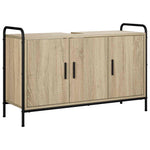 Fürdőszobai Szekrény Szett 2 db Sonoma Tölgy 65,5 x 34 x 61 cm 4