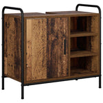 Fürdőszobai Szekrény Szett 2 db Antik Fa 65,5 x 34 x 61 cm 4