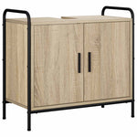 Fürdőszobai Szekrény Szett 3 db Sonoma Tölgy 40 x 36 x 99,5 cm 4