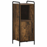 Fürdőszobai Szekrény Szett 3 db Füstös Tölgy 40 x 36 x 99,5 cm 5