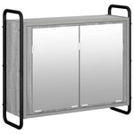 Fürdőszobai Szekrény Szett 3 db Szürke Sonoma 40 x 36 x 99,5 cm 3