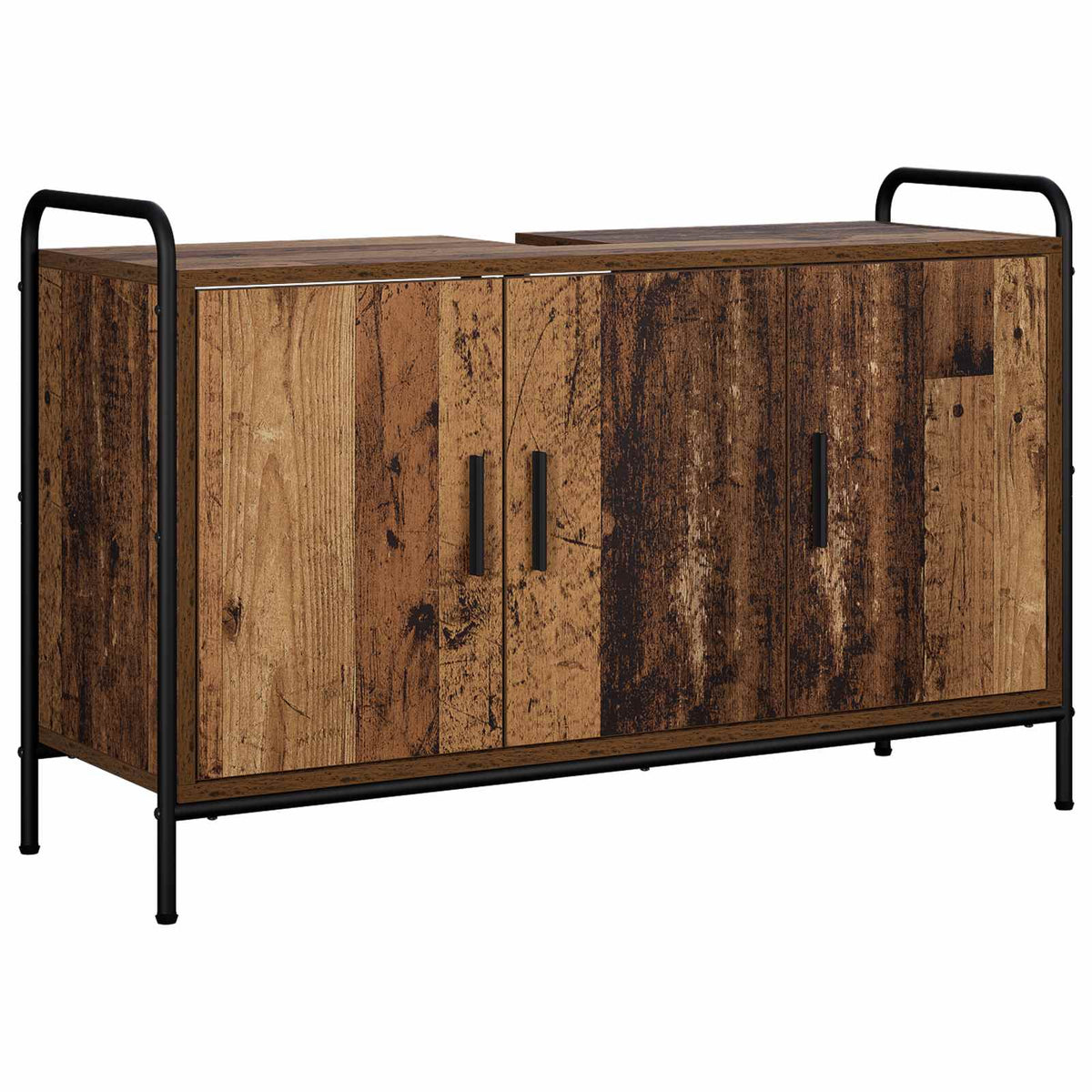 Fürdőszobai Szekrény Szett 3 db Antik Fa 40 x 36 x 109,5 cm 4